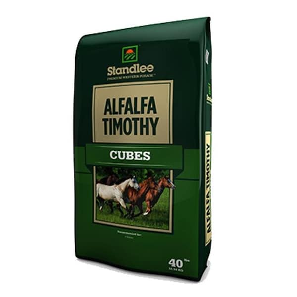Standlee Hay Standlee Hay 1580-40101-0-0 40 lbs. Premium Alfalfa & Timothy Cubes Forage 192940 - main